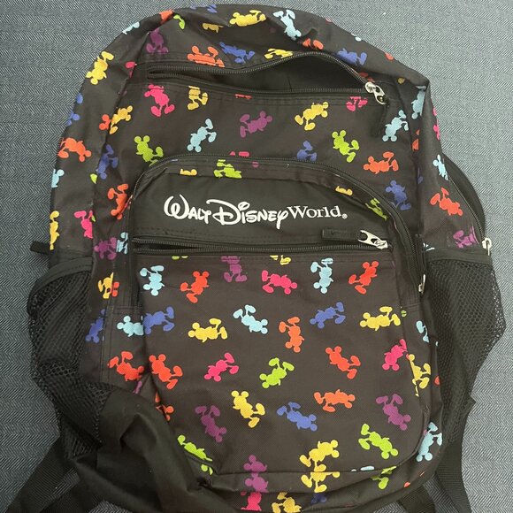 Disney Other - Walt Disney World Colorful Mickey Mouse Icon Backpack